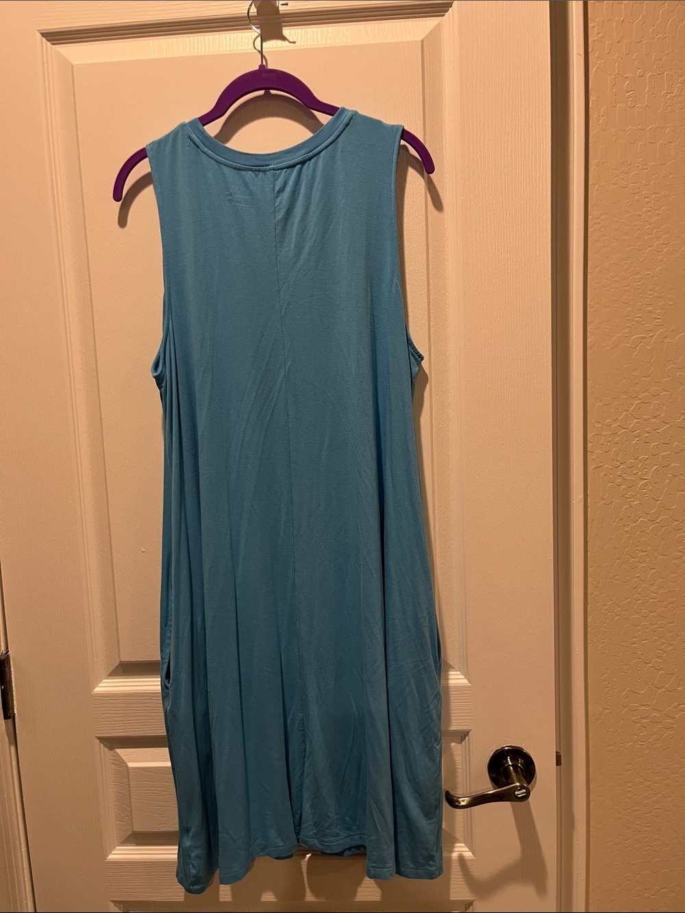 Time and Tru Sky Blue Sleeveless Tank Top - Picture 5 of 7